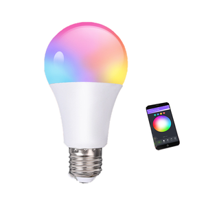 หลอดไฟแอพพลิเคชั่น Tuya ไวไฟบลูทูธ RGB แอพ A60ไฟ LED แบบหรี่แสงได้9W 15W ใช้ในครัวเรือน - Product Image 3