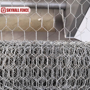 Alambre de púas Hexagonal galvanizado, red de alambre de pollo, rollo de malla de alambre Hexagonal tejido para pollo, conejo, pato, aves de corral - Product Image 5