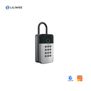 Liliwise Safe Código digital App Control Keybox Ocultar Cerradura DE SEGURIDAD Montado en la pared Almacenamiento portátil Smart Key Box