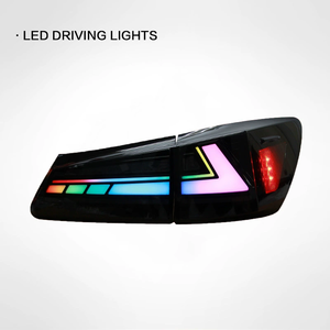 ウインターンシグナル06-12レクサスIS250テールライト<span class=keywords><strong>IS300</strong></span>修正RGB <span class=keywords><strong>LED</strong></span>ランニングライト
