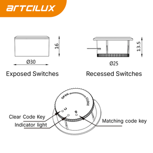 Factory Direct Wholesale Wireless Remote <strong>Sensor</strong> Switch <strong>LED</strong> Switch Touch <strong>Sensor</strong> Dimmer Wireless <strong>Controller</strong> - Product Image 5