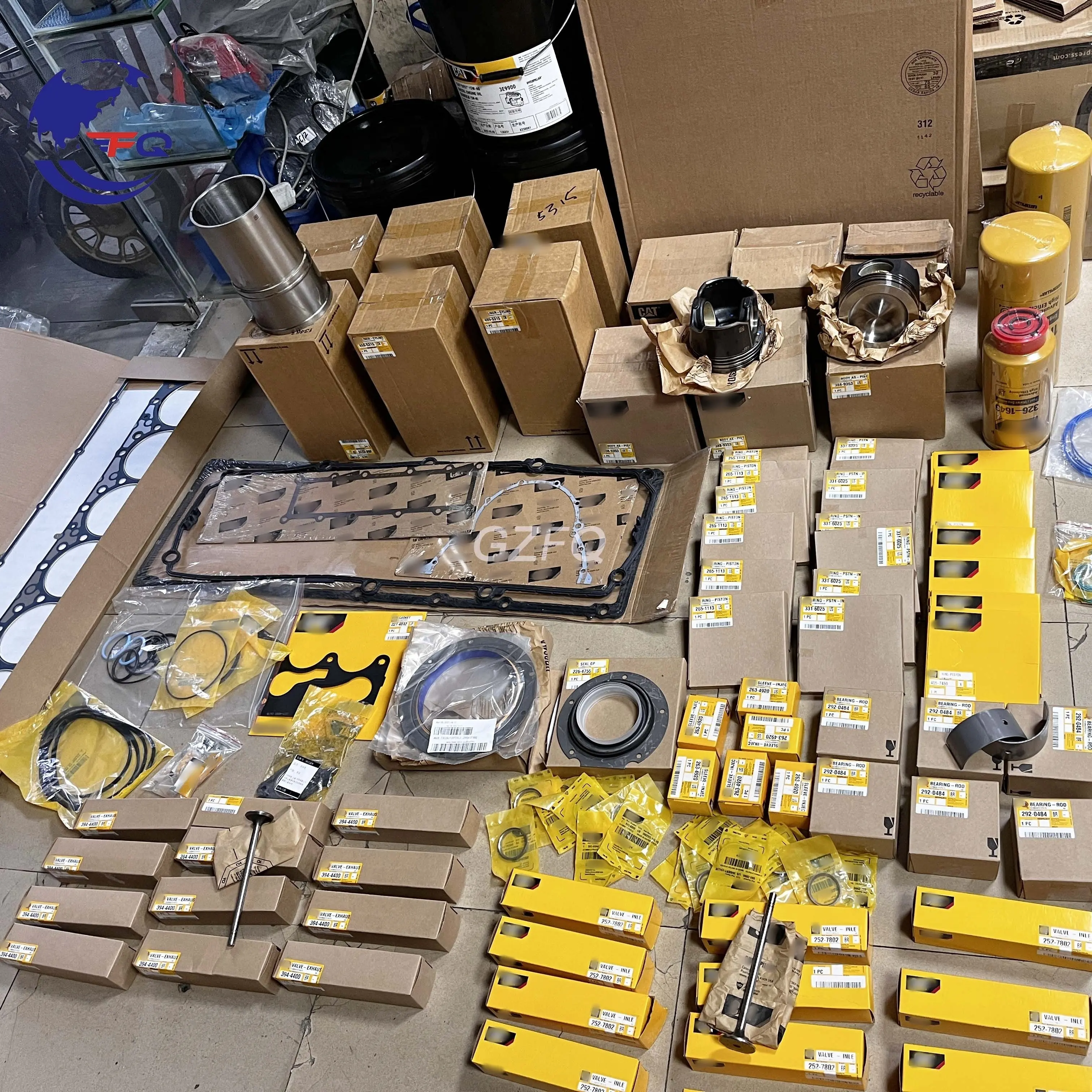 Kit de reparación de motor de excavadora, piezas de repuesto de motor de excavadora 9,3 C6,6 C7,1 6.6,4 C7,1 C9 C13 3306