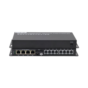 8 canali Gigabit isolato trasmettitore telefonico Ethernet 4 porte PCM Multiplexer con fibra ottica per rete IP - Product Image 4