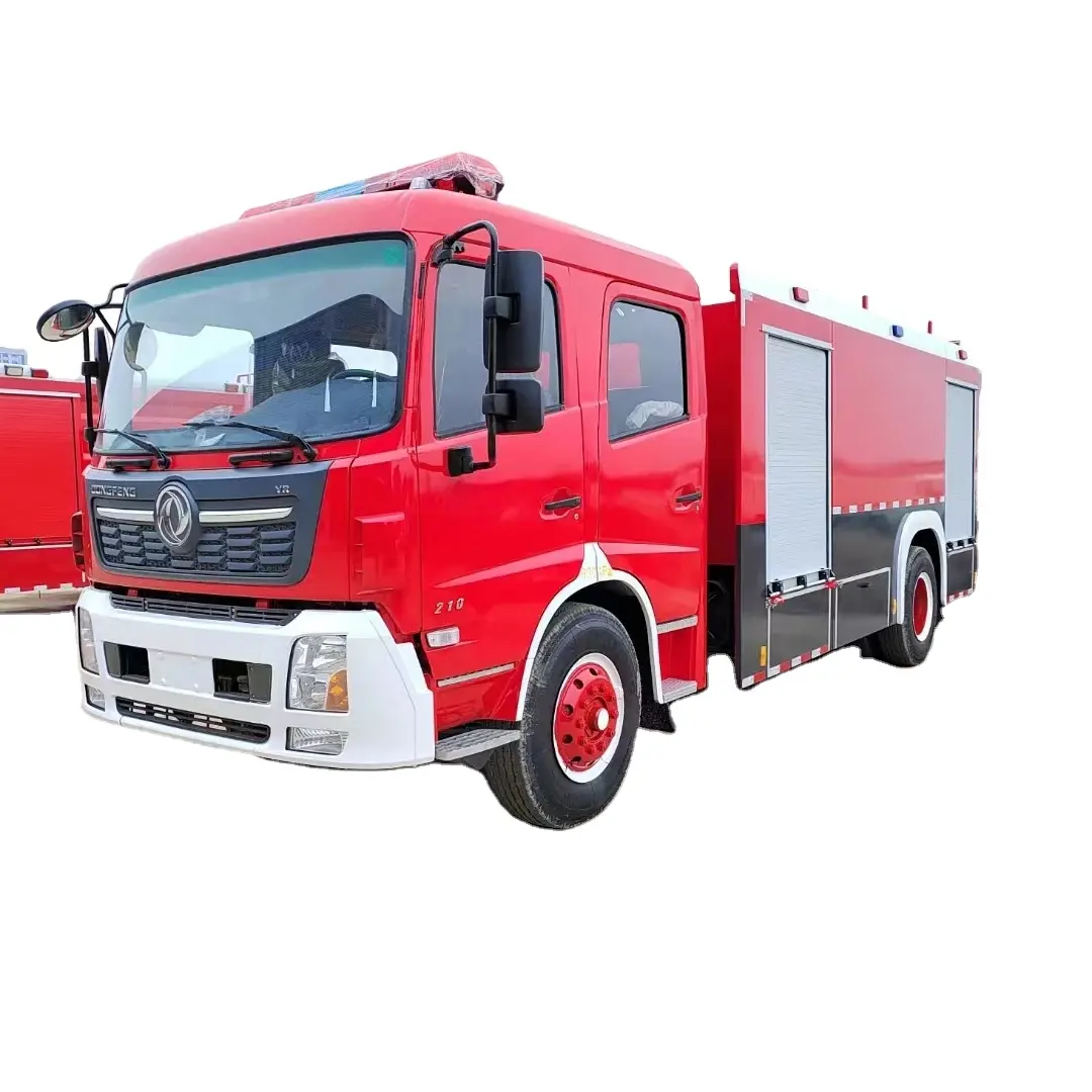 Camión de bomberos con tanque de agua de espuma 8T a la venta Precio de camión de bomberos con tanque de agua 8T