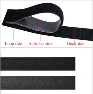 Bridas elásticas autoadhesivas de velcro de nailon de doble cara personalizadas con gancho de parche y bucle espalda con espalda para organización - Product Image 4