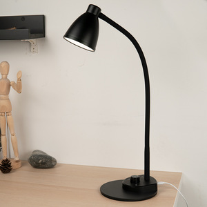 โคมไฟตั้งโต๊ะ LED มีช่องชาร์จ USB,โคมไฟโต๊ะคอห่านปรับแสงได้เต็มที่มี3โหมดสีสามารถหรี่ไฟได้