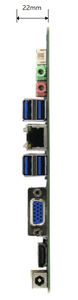 Placa base industrial Intel Core I3/i5/i7 DDR3 con pantalla dual, diseño integrado fino para escritorio, nuevo producto, 8GB, SATA integrado