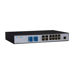 Interruttore di rete gestito L3 8 porte RJ45 x 1G + interruttore Ethernet per Bypass in fibra ottica industriale SFP 4x1G - Product Image 2