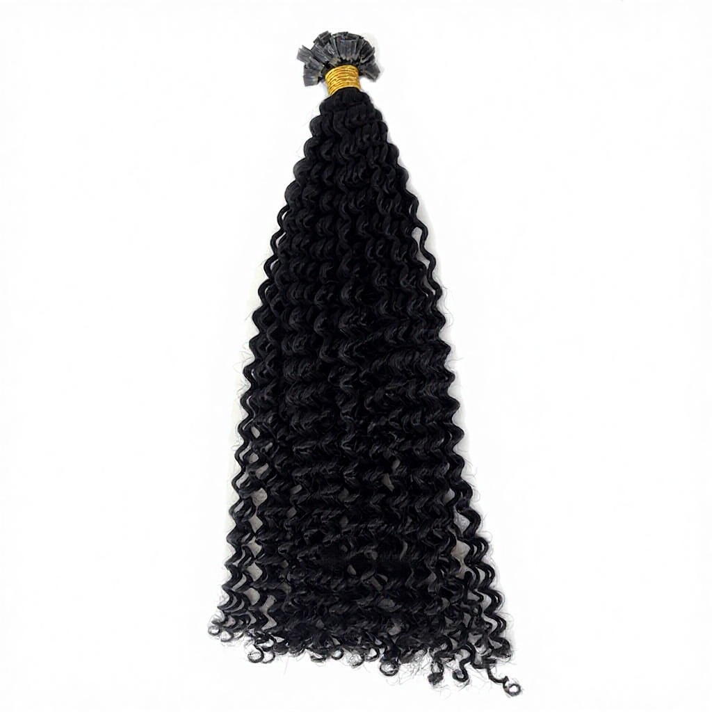 Afro riccio punta piatta
