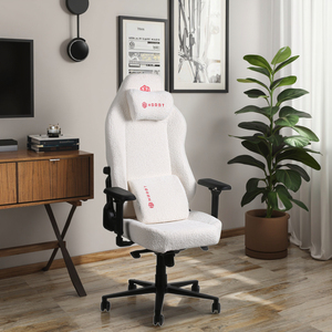 オフィス & ゲーム用コンピューター用モダンエグゼクティブアジャスタブル回転椅子リクライナー生地 - Product Image 4