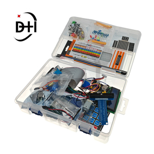 Adecuado para Arduino Uno R3 principiante GO kit sin placa base Learning Suite con caja de venta al por menor para educación escolar