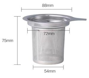 Fabrika tedarikçisi 304ss metal kullanımlık perakende ucuz toplu paketi ile paslanmaz çelik Metal kalp şekli çay demlik kolu - Product Image 2