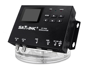 SATLINK ST7632 Modulador de TV digital terrestre global DVB-T/1/2/MODULADOR de 1/2"