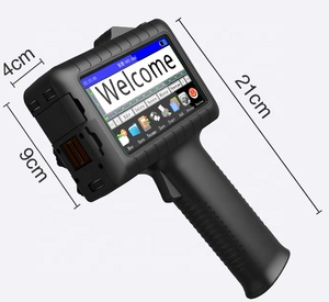 Fé atualizado handheld impressora jato de tinta arma cor handheld impressora portátil mini impressora jato de tinta para papel plástico impressão