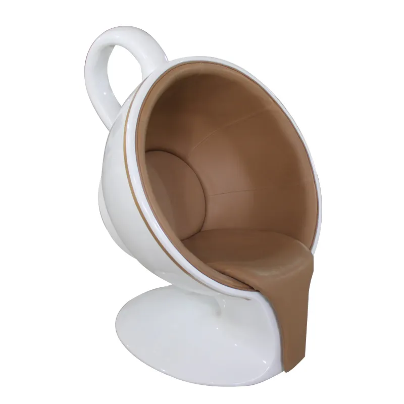 Fiberglass Decoration Coffee Cup Chair Lounge Chair for indoor&outdoor