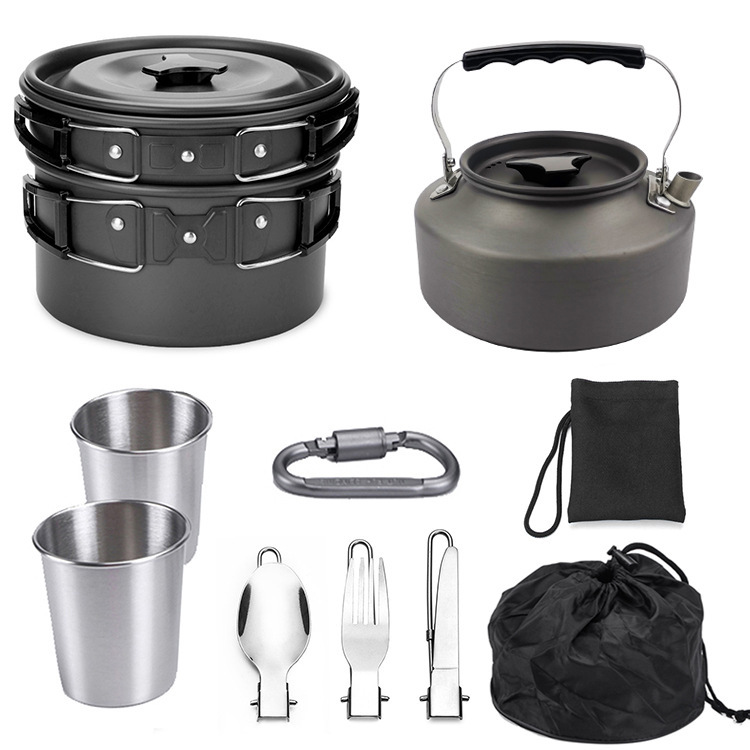 C03 Single-Layer Cup Set, Black (Bakelite 1.1L)