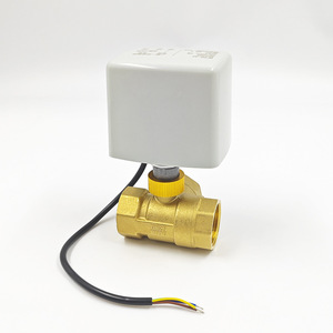 厂家直销三线T型电动球阀双控三通开关换向阀用于水直电动 - Product Image 1