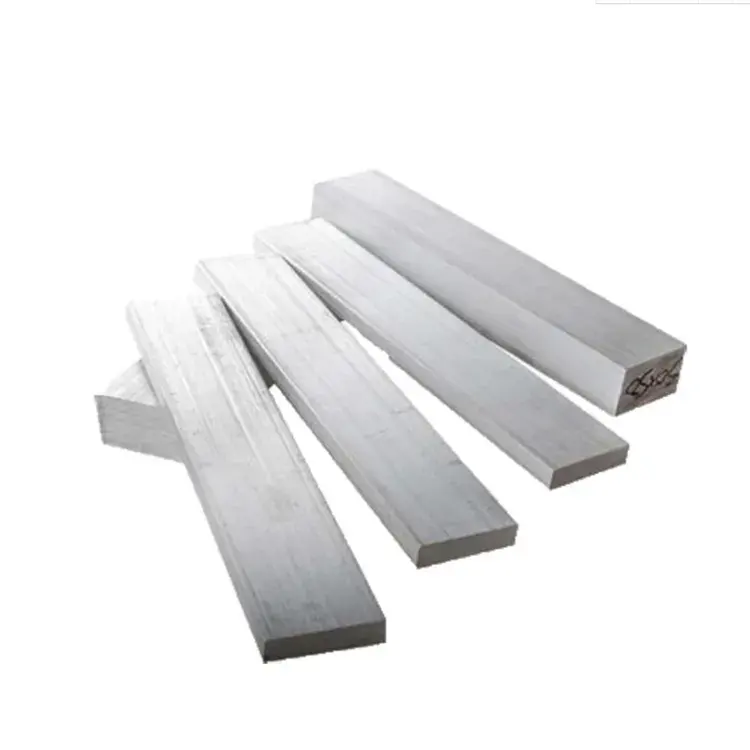 Barra plana rectangular de aluminio 6061 6063 6082 Barra plana de aluminio Serie 6000 Barra plana de aluminio extruido