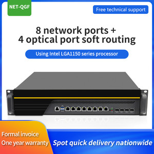 B150 di routing morbido industriale macchina di controllo di 2U server di rete con 8 elettrico i211 scheda di rete 4 porta ottica - Product Image 2