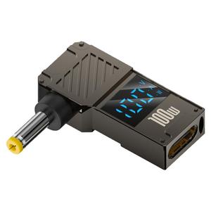 Adaptador de computadora Adaptador de pantalla digital de carga de computadora de 100W, Especificación: Tipo-C a DC4.0x1.7mm