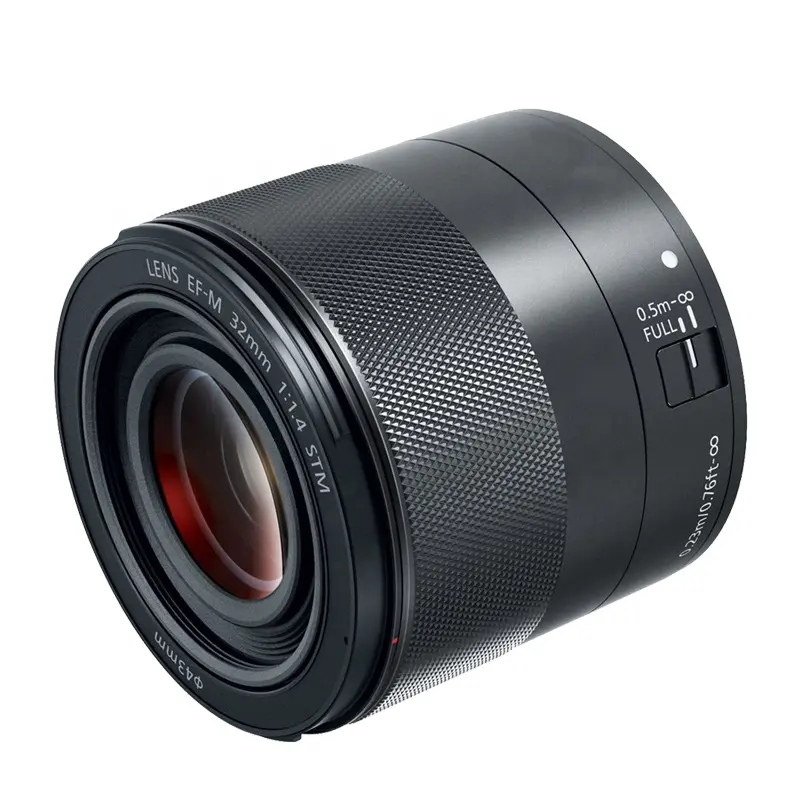 Toptan 99% yeni profesyonel kamera Lens EF-M 32mm f/1.4 STM yarım çerçeve büyük diyafram makro-tek portre otomatik odaklama Lens