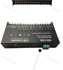 720W 12-weg DIY einzigen farbe bunte LED string licht modul licht bar programmierbare controller DIY-USB LED Controller