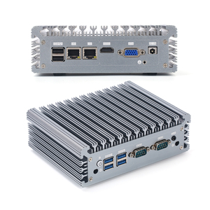 Industriale fanless box pc linux arm ai computer mini pc i3-5005U embedded computer intel 10 gen con porta parallela - Product Image 1