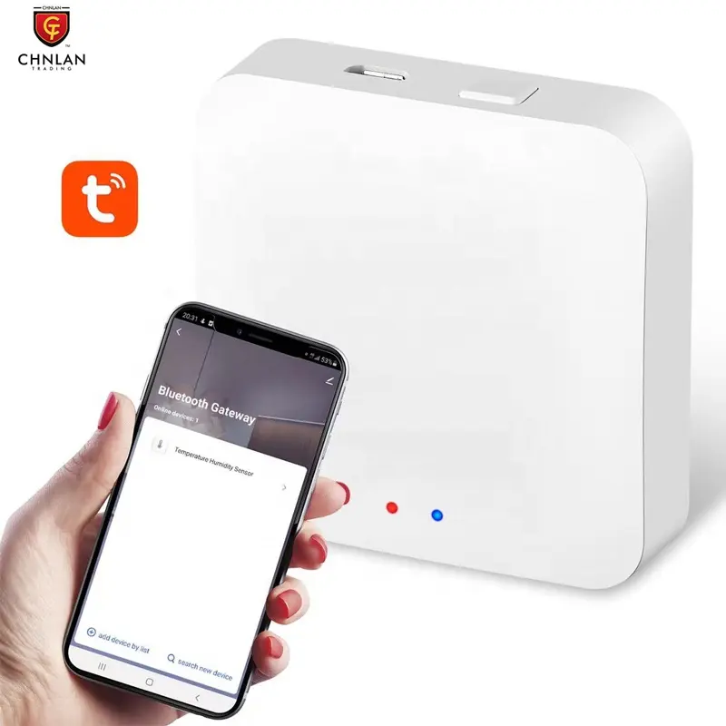 Tuya Smart Home sigble Gateway nirkabel WiFi Hub untuk Robot gorden dan Fingerbot dengan dukungan jaringan Bluetooth