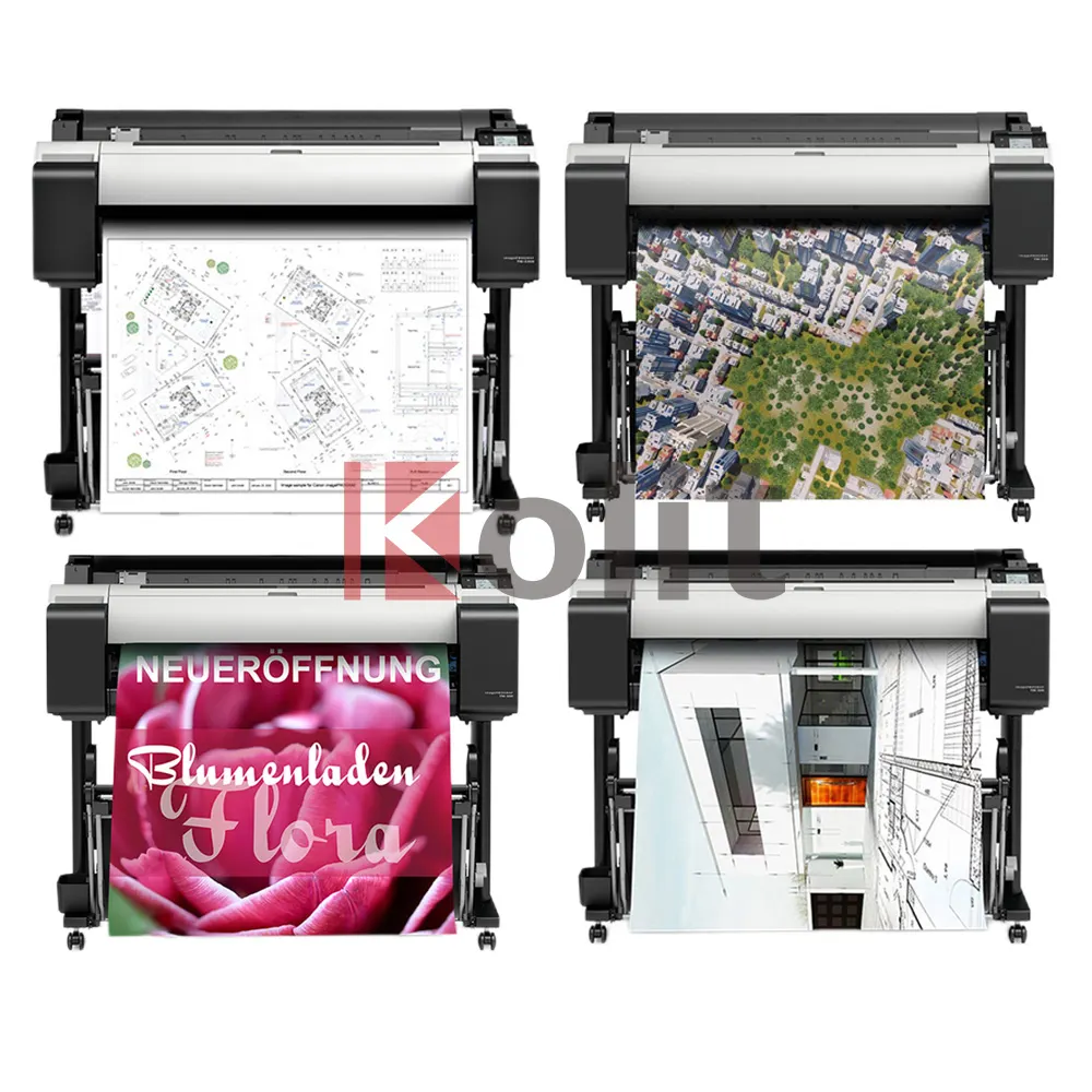 잉크 카트리지가있는 TM 5300 MFP TM300 MFP 용 새로운 색상 A0 와이드 포맷 디지털 잉크젯 프린터