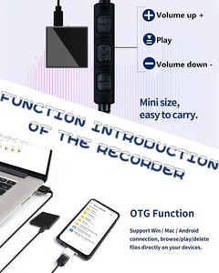 Mini registratore vocale registrazione del suono attivato dittafono micro audio digitale piccolo USB flash secret record player PQ116 - Product Image 3