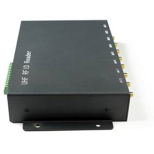 Lector RFID de largo alcance, antena 33dBi, ISO 18000-6C, 8 puertos UHF, lector RFID integrado para Control de acceso