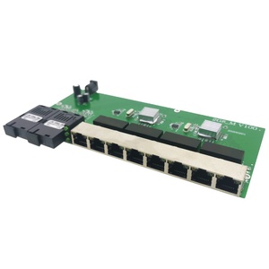 10/1001000M Gigabit-Ethernet-Switch Glasfaser-Medien konverter Switch Single Mode 8-Port RJ45 UTP und 2 SC-Platine PCBA 1.25G - Product Image 1