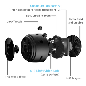 ホームセキュリティミニカメラ用A9カメラHD解像度スーパーWiFiカメラ - Product Image 2