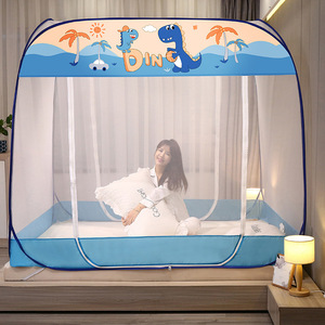 New Minimalist Style, Installation Free, Elevated square Top Zippered Mosquito <strong>Net</strong> - Product Image 2