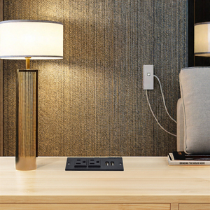 USA onaylı abd mobilya masa gömme monte priz çıkışları yuva şerit çift USB portu ile 2 kanepe soket çıkışları - Product Image 5