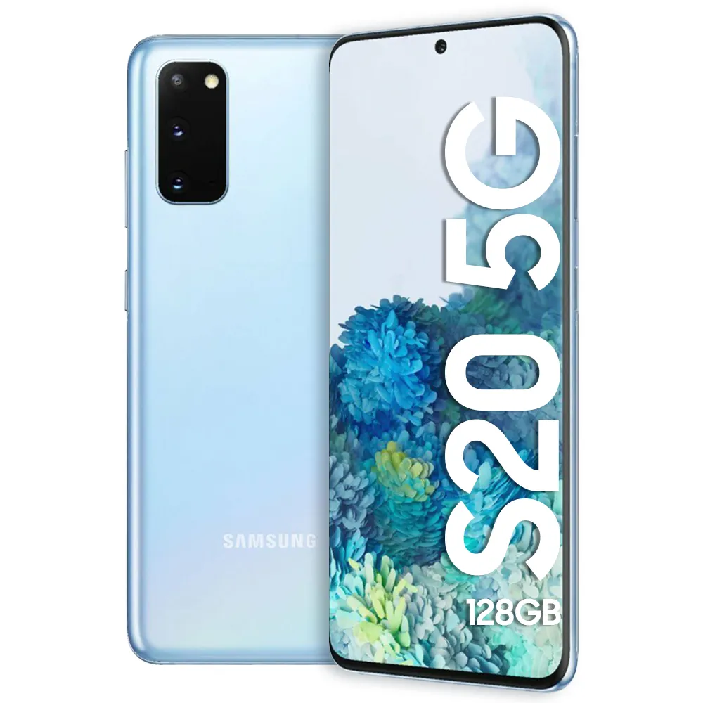 Téléphone d'occasion débloqué pour téléphone Android d'origine Samsung S20 5G AA/A/B