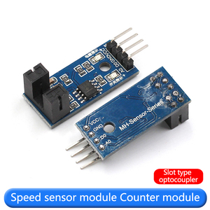 Módulo de sensor de velocidad Módulo de prueba de motor de contador Módulo de optoacoplador tipo ranura