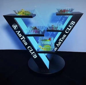 Nhà Máy Nhà sản xuất tùy chỉnh Snack thực phẩm phục vụ khay trái cây sáng LED chiếu sáng trang trí cho Câu lạc bộ đêm khách sạn Thanh KTV - Product Image 4