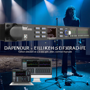 Procesador de audio profesional con tecnología DSP de frecuencia de muestreo de 96kHz para entrada/salida AES/EBU-Equipo de sonido de audio - Product Image 2