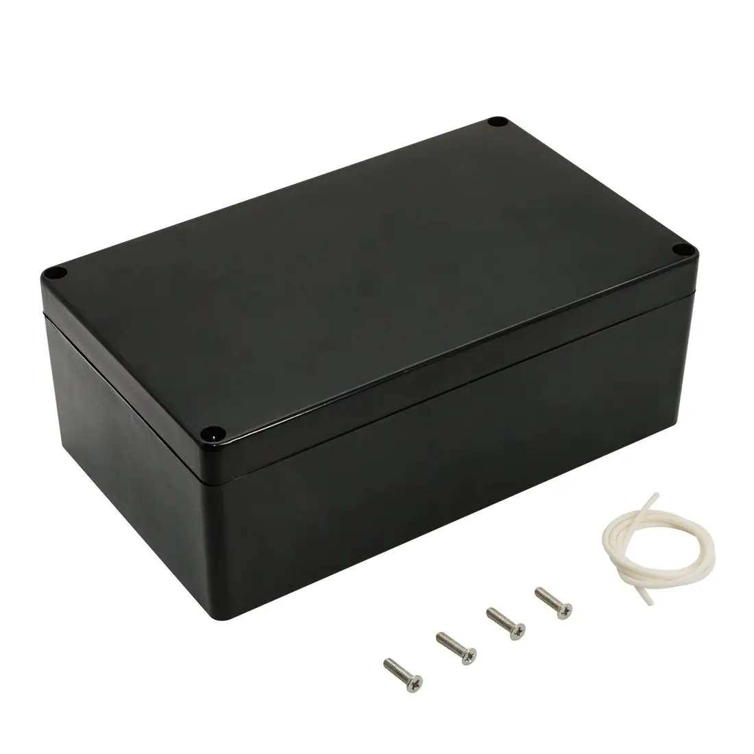 Boîte de projet Boîtes électriques noires en plastique ABS IP65 Étanche DIY Boîte de jonction électronique Boîtier d'alimentation