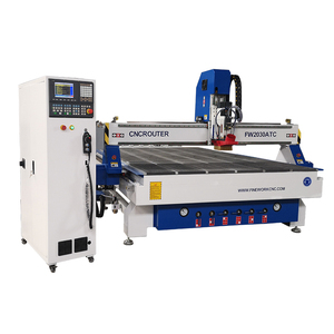 Fineworkcnc-enrutador Atc Cnc con taladro de banda, enrutador China, precio de máquina de tallado de madera - Product Image 6