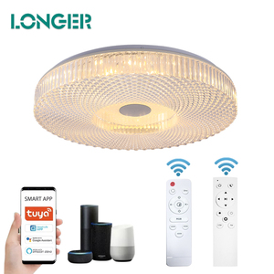 Yeni toptan Tuya akıllı kontrol Rgb oturma odası yatak odası Modern akıllı Led tavan lambası