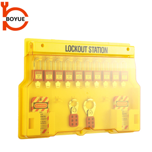 Nhà Máy An Toàn Tagout Tủ PVC 20 Khóa Ổ Khóa Với 60Mm Backset Khóa Trạm Board Kit - Product Image 1