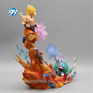新作21cmドラッグオンボールフィギュア悟空VSフリーザアクションフィギュアスカイトップWcfフリーザー息子悟空アニメPVCモデルおもちゃギフト