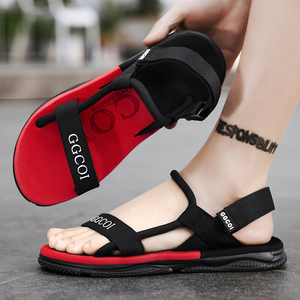 <strong>Elastic</strong> Strap Sandals slippers Men's Shoes Fashion <strong>and</strong> Youth Shoes Beach Shoes Sports Sandals for Men - Product Image 3