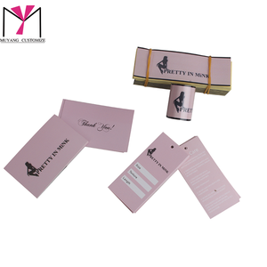 Clothing Hang <strong>Tag</strong> Wholesale Luxury Design <strong>Custom</strong> Shape <strong>String</strong> Paper Bundle Hang <strong>Tags</strong> for Human Hair - Product Image 6