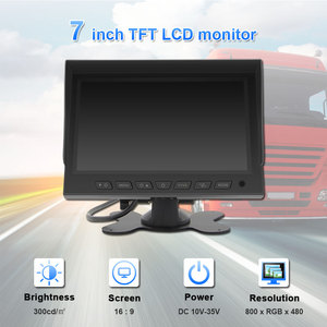 Fábrica 7 pulgadas LCD AHD monitor De Video cámara De Reversa Recul De respaldo 1080P Cámara De vista trasera del coche del sistema De inversión ayuda - Product Image 3