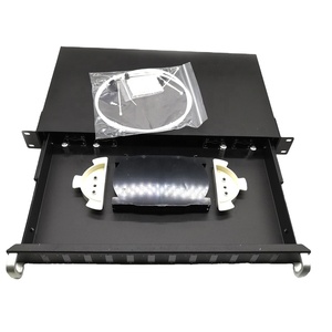 Unionfiber FTTH OEM y ODM 24 puertos SC LC con adaptador y panel de conexión pigtail 48 módulos de Puerto panel de conexión inteligente - Product Image 1