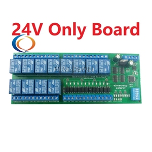 12CH DC12V 24V NPN <strong>Digital</strong> <strong>Input</strong> Output UART <strong>RS485</strong> Relay <strong>Module</strong> Modbus RTU DIN35 C45 Rail Box Board For Machine Control PLC PTZ - Product Image 4