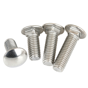 High Precision Stainless Steel DIN603 Coarse Thread Mushroom Oval Head Square <strong>Neck</strong> Rib <strong>Neck</strong> Carriage <strong>Bolt</strong>